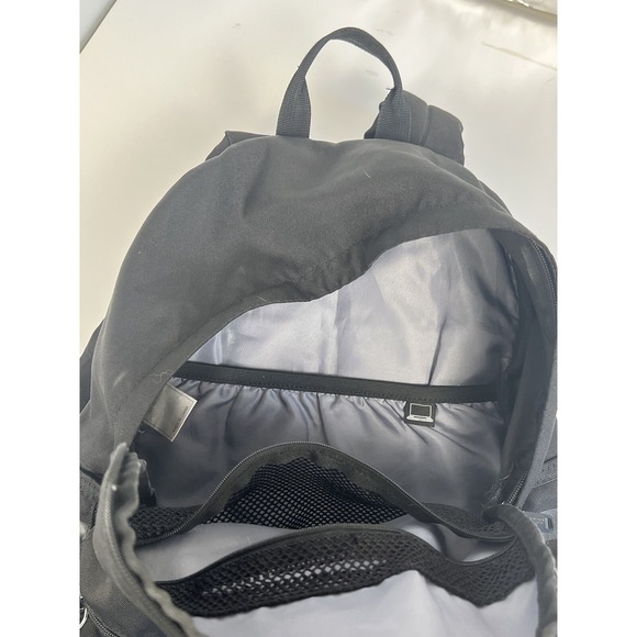 ADIDAS CORE Tech Friendly Backpack Black/White 3 Stripe Padded Laptop Pocket - Picture 4 of 6